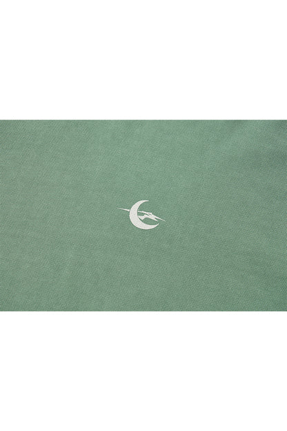 MIDNIGHT ZIP-UP HOOD / GREEN