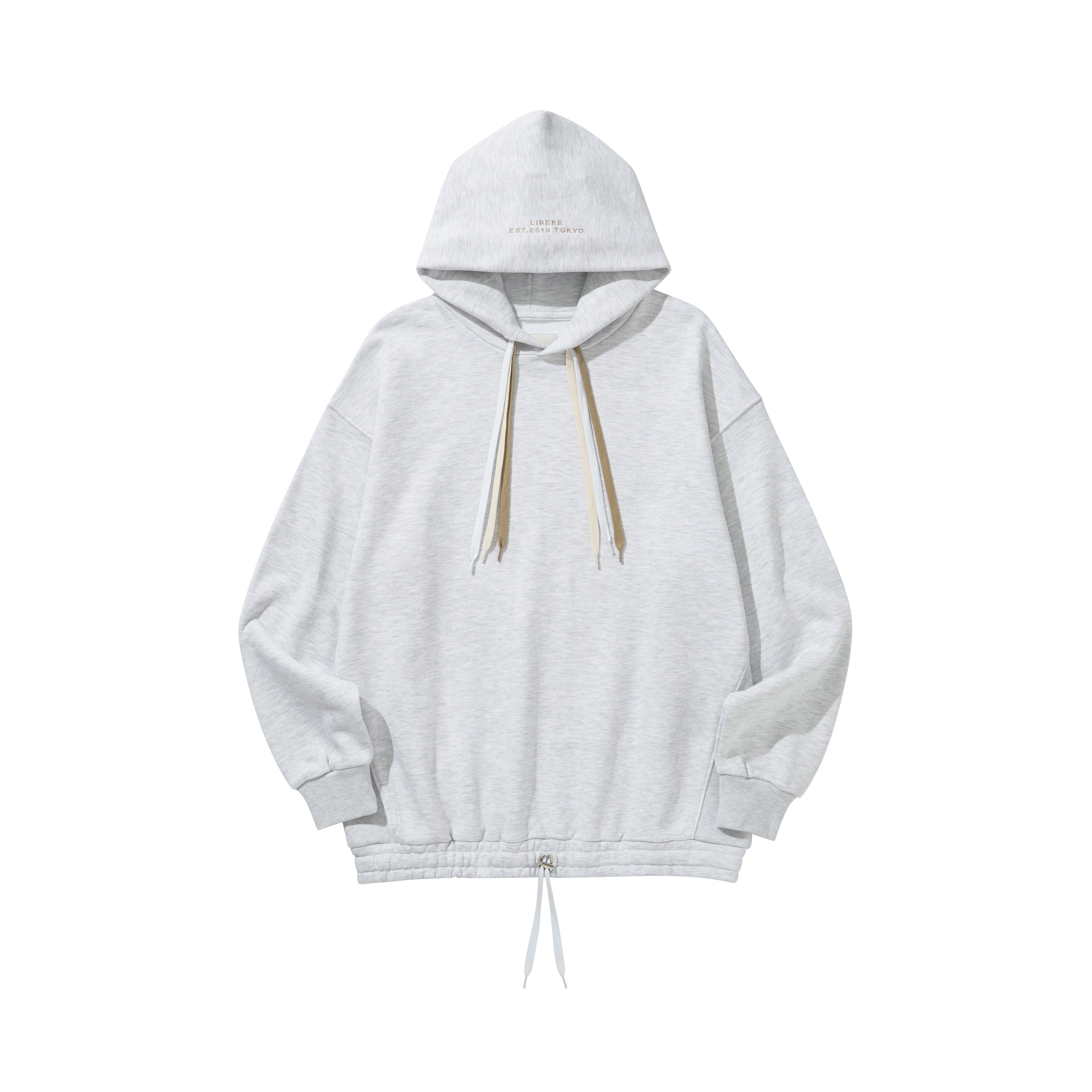 MULTI STRING HOODIE / M GRAY – LIBERE