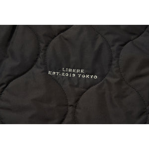 QUILTING PULL OVER JACKET / BLACK