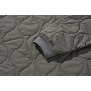 QUILTING PULL OVER JACKET / GRAY