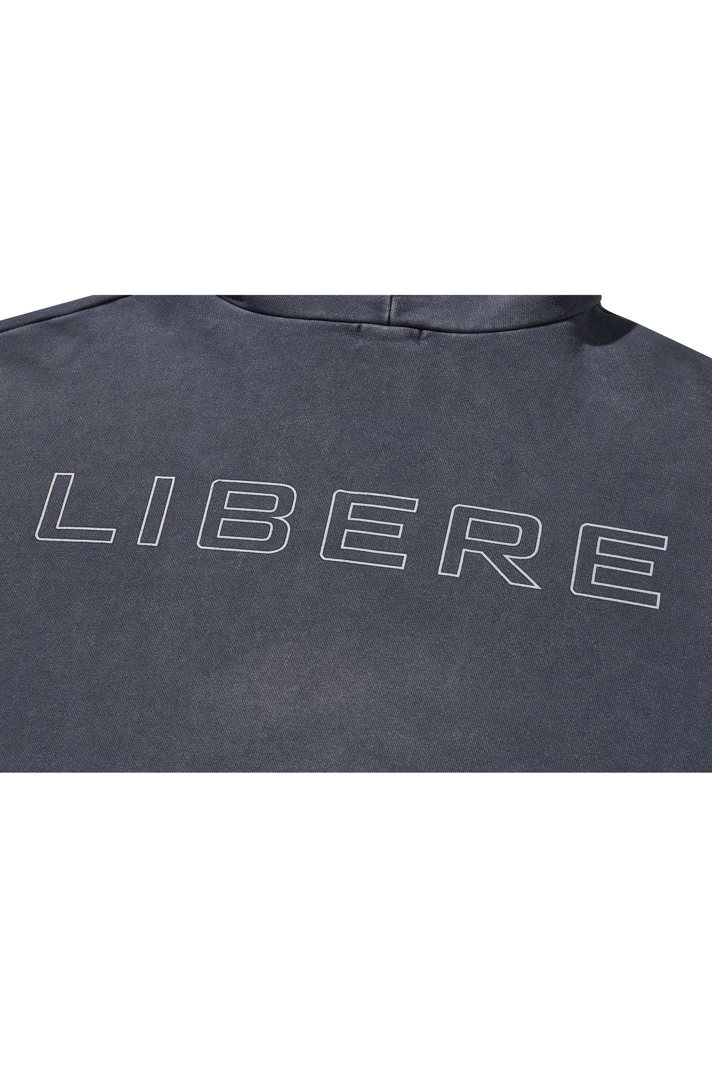 REFLECT LOGO HOODIE / NAVY