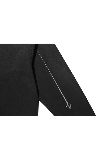 REFLECT LOGO LONG SLEEVE T-SHIRTS / BLACK