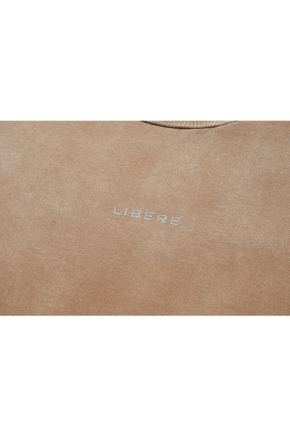 REFLECT LOGO LONG SLEEVE T-SHIRTS / BROWN
