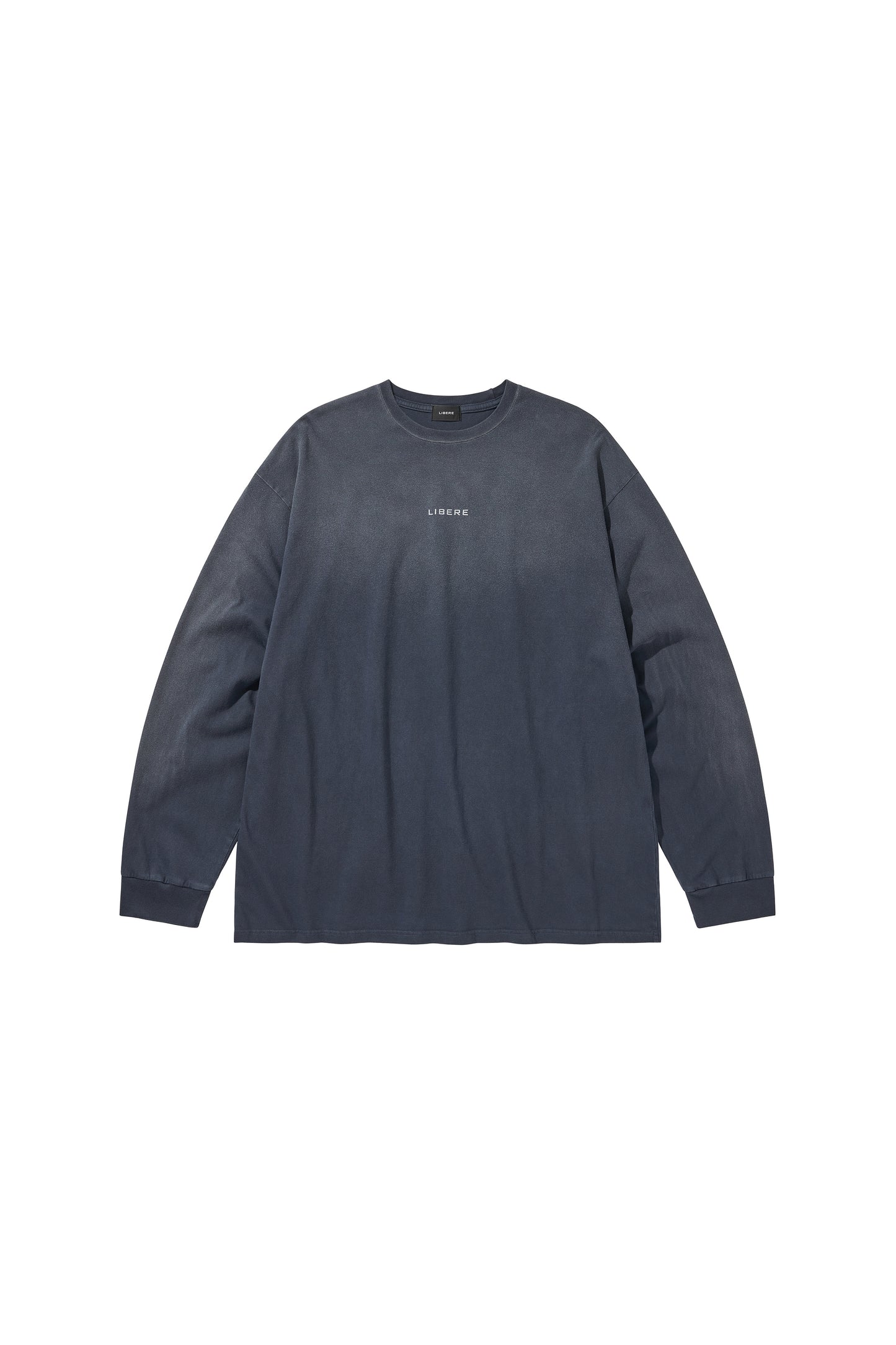 REFLECT LOGO LONG SLEEVE T-SHIRTS / NAVY
