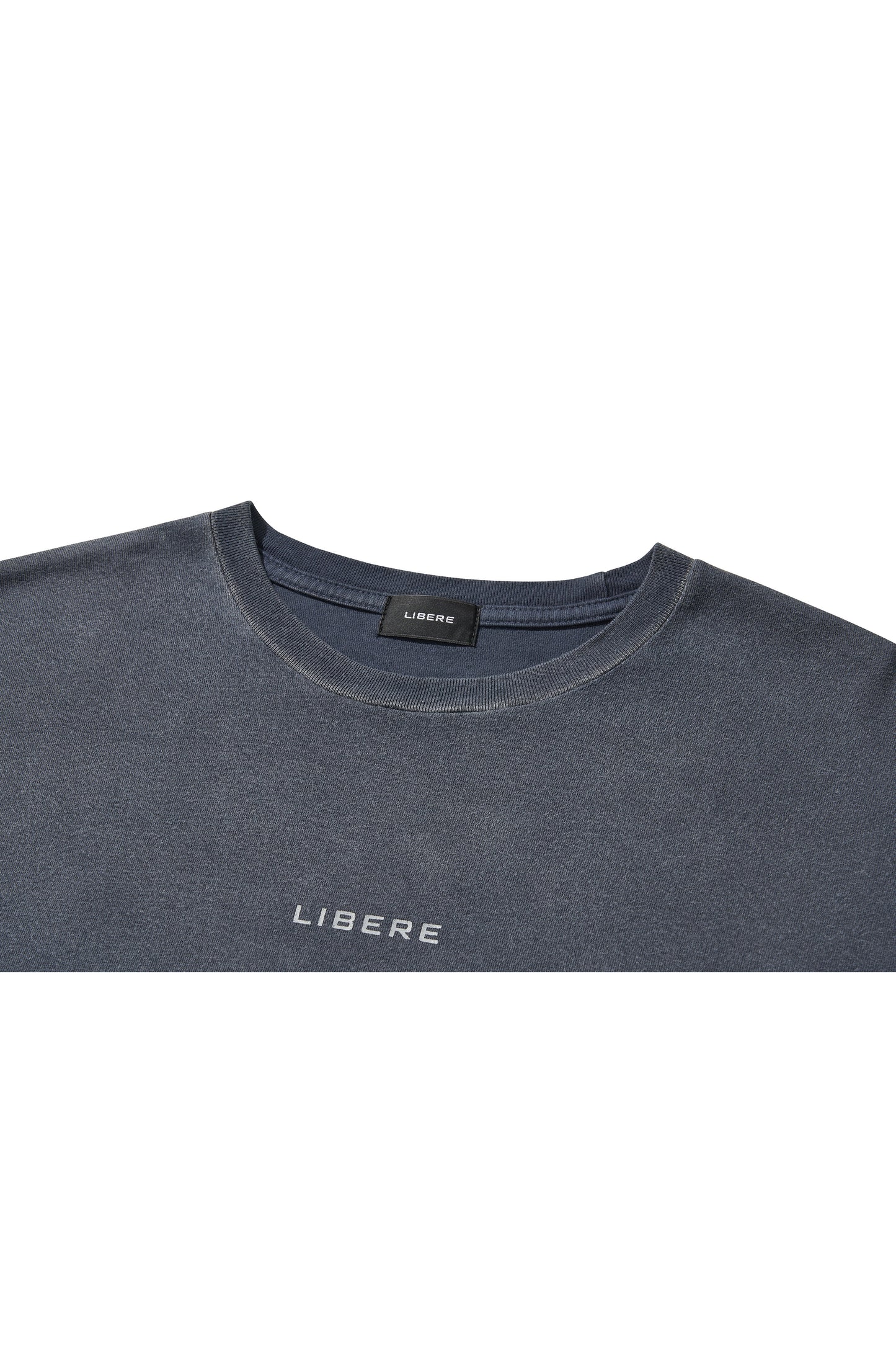 REFLECT LOGO LONG SLEEVE T-SHIRTS / NAVY