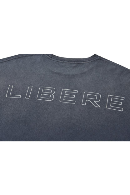 REFLECT LOGO LONG SLEEVE T-SHIRTS / NAVY