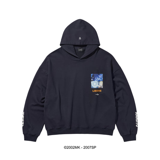 【PRE ORDER】SASUKE NARUTO HOODIE / NAVY