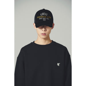 SOUVENIR 5 PANEL CAP / BLACK