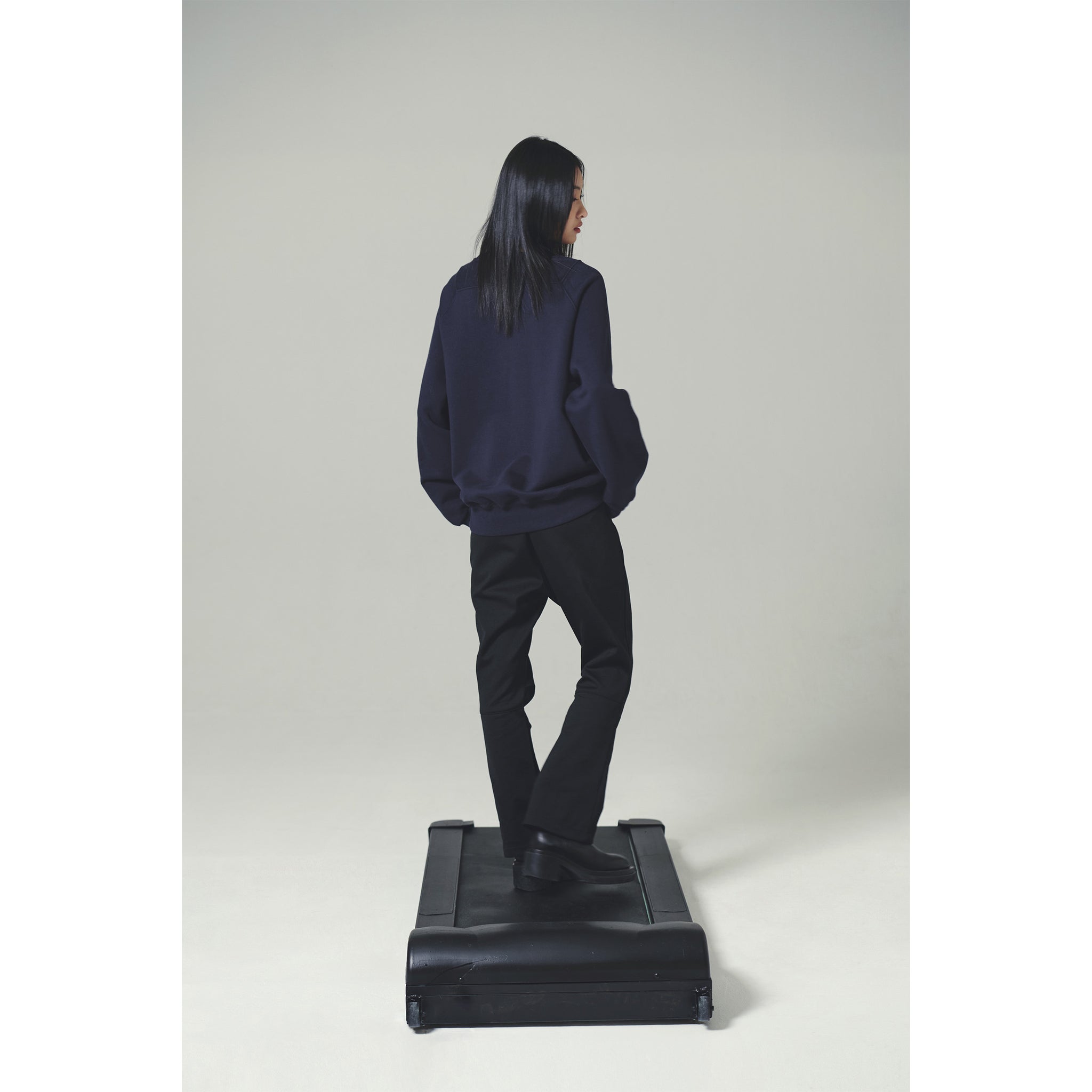 SPORTS CREW SWEAT / NAVY