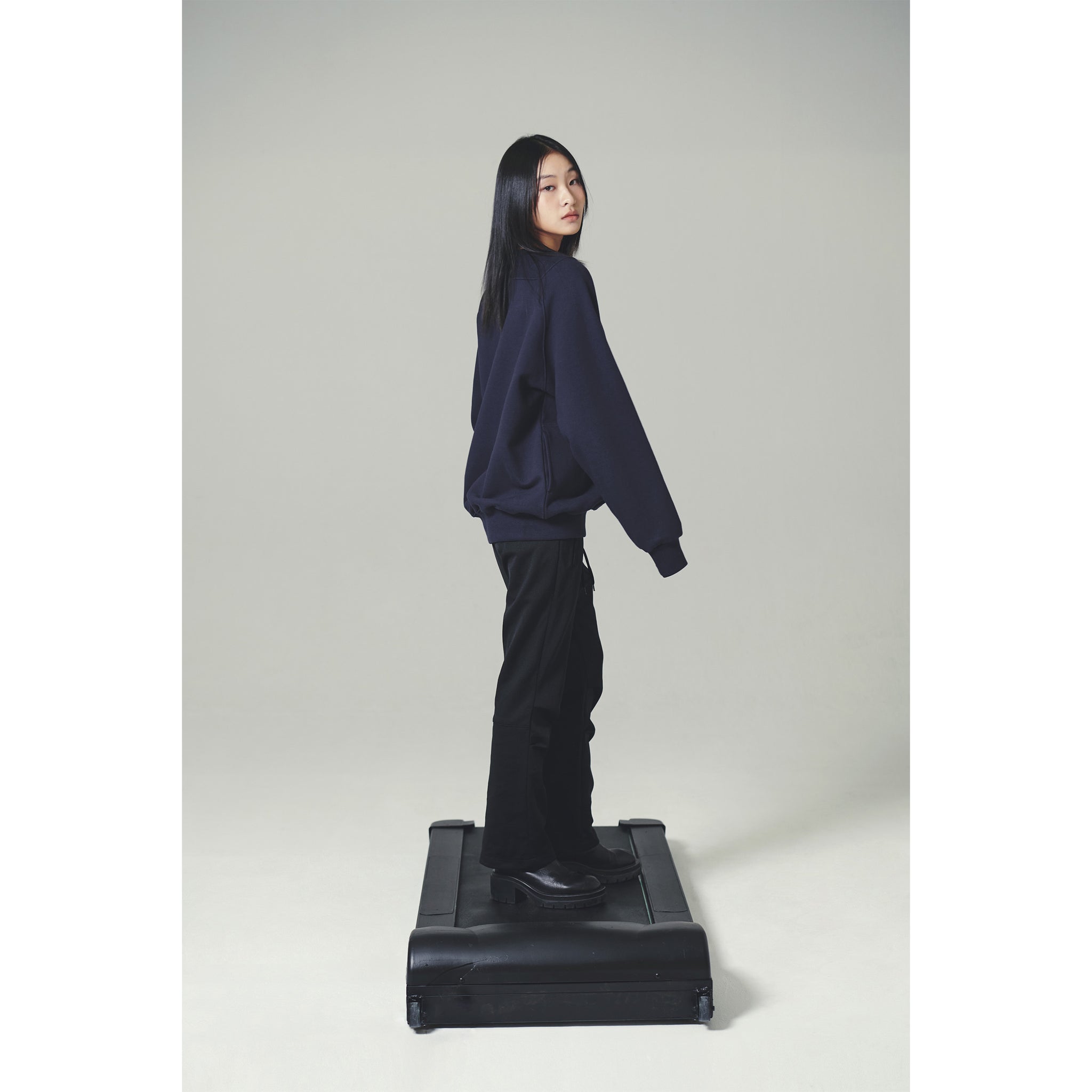 SPORTS CREW SWEAT / NAVY