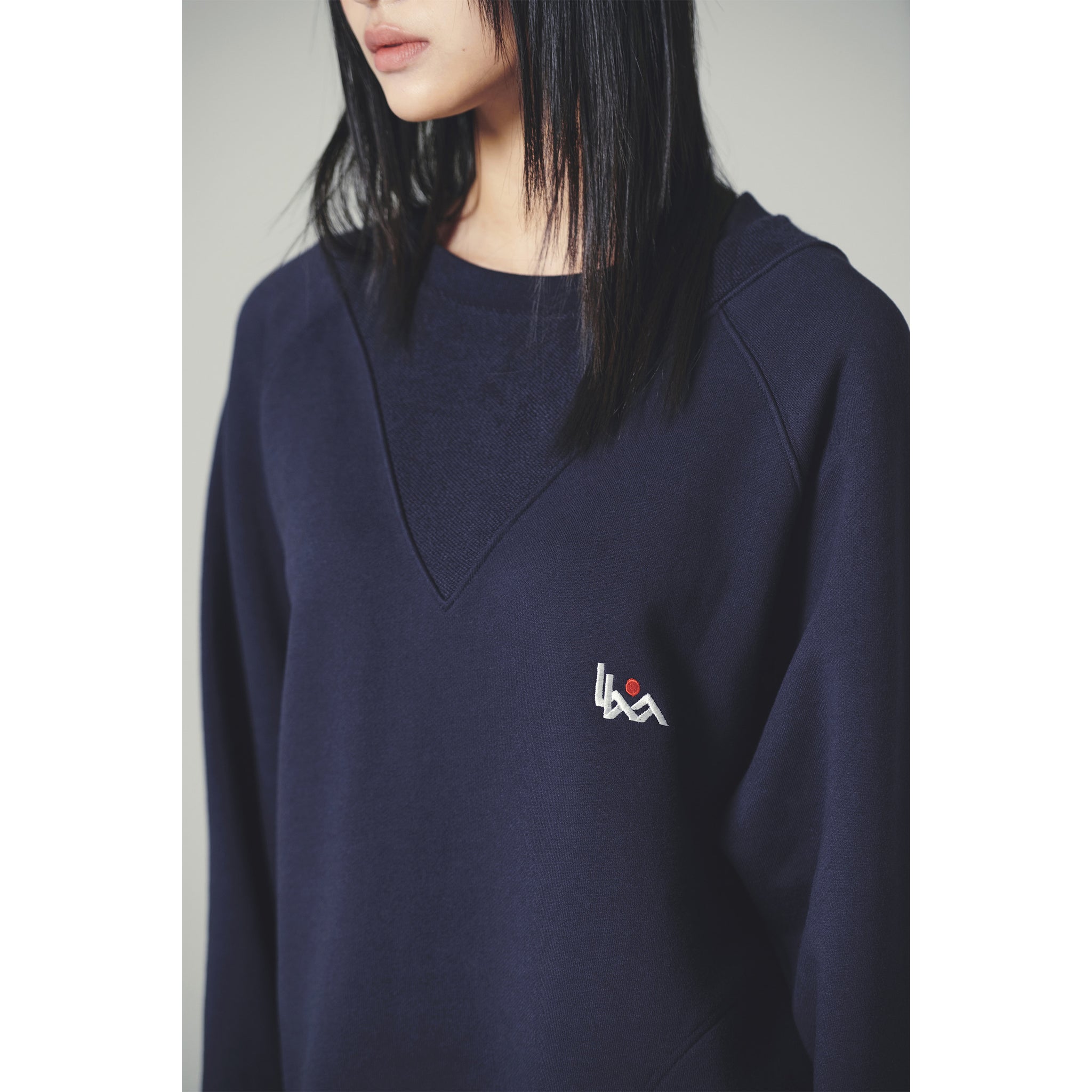 SPORTS CREW SWEAT / NAVY