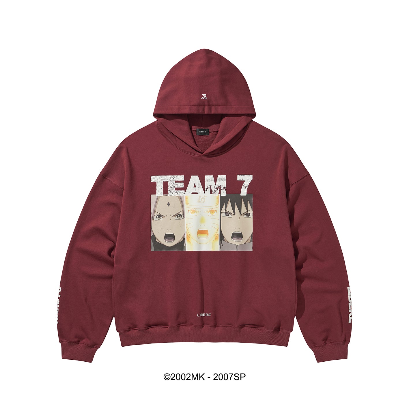 【PRE ORDER】TEAM 7 HOODIE / BURGUNDY