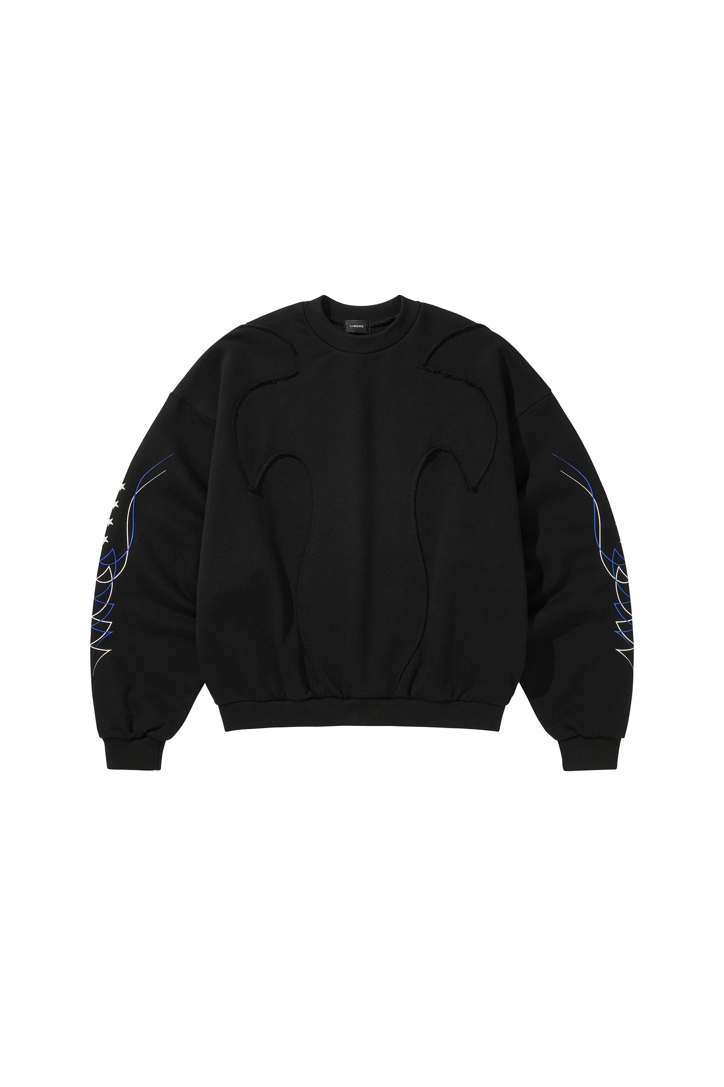WESTERN FLAME CREWNECK SWEAT / BLACK