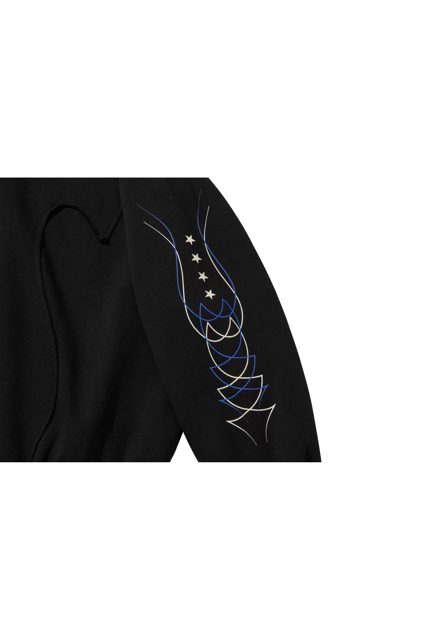 WESTERN FLAME CREWNECK SWEAT / BLACK