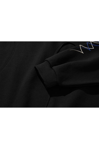 WESTERN FLAME CREWNECK SWEAT / BLACK