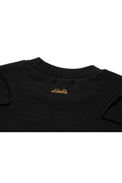 WESTERN FLAME CREWNECK SWEAT / BLACK