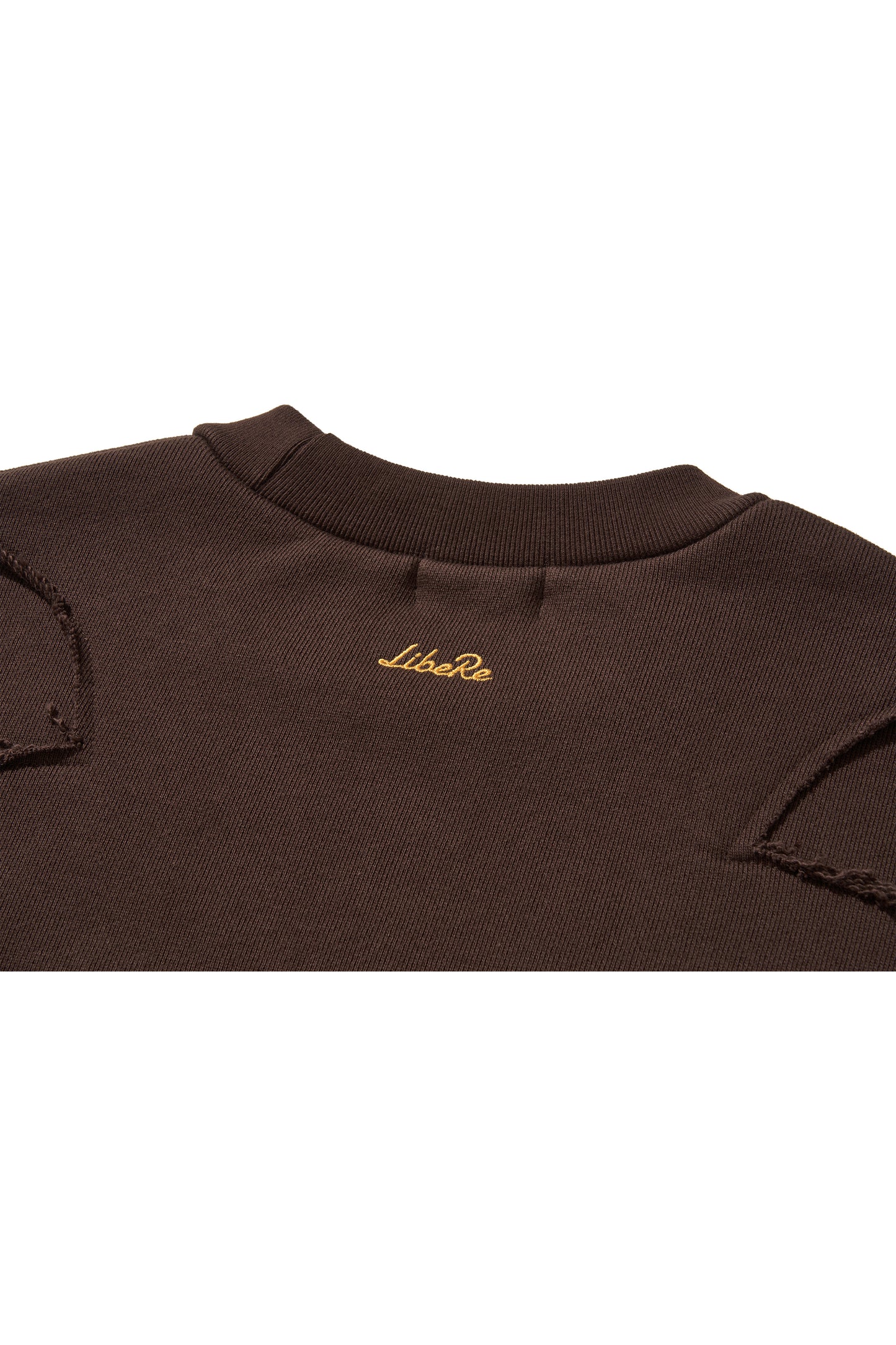 WESTERN FLAME CREWNECK SWEAT / BROWN