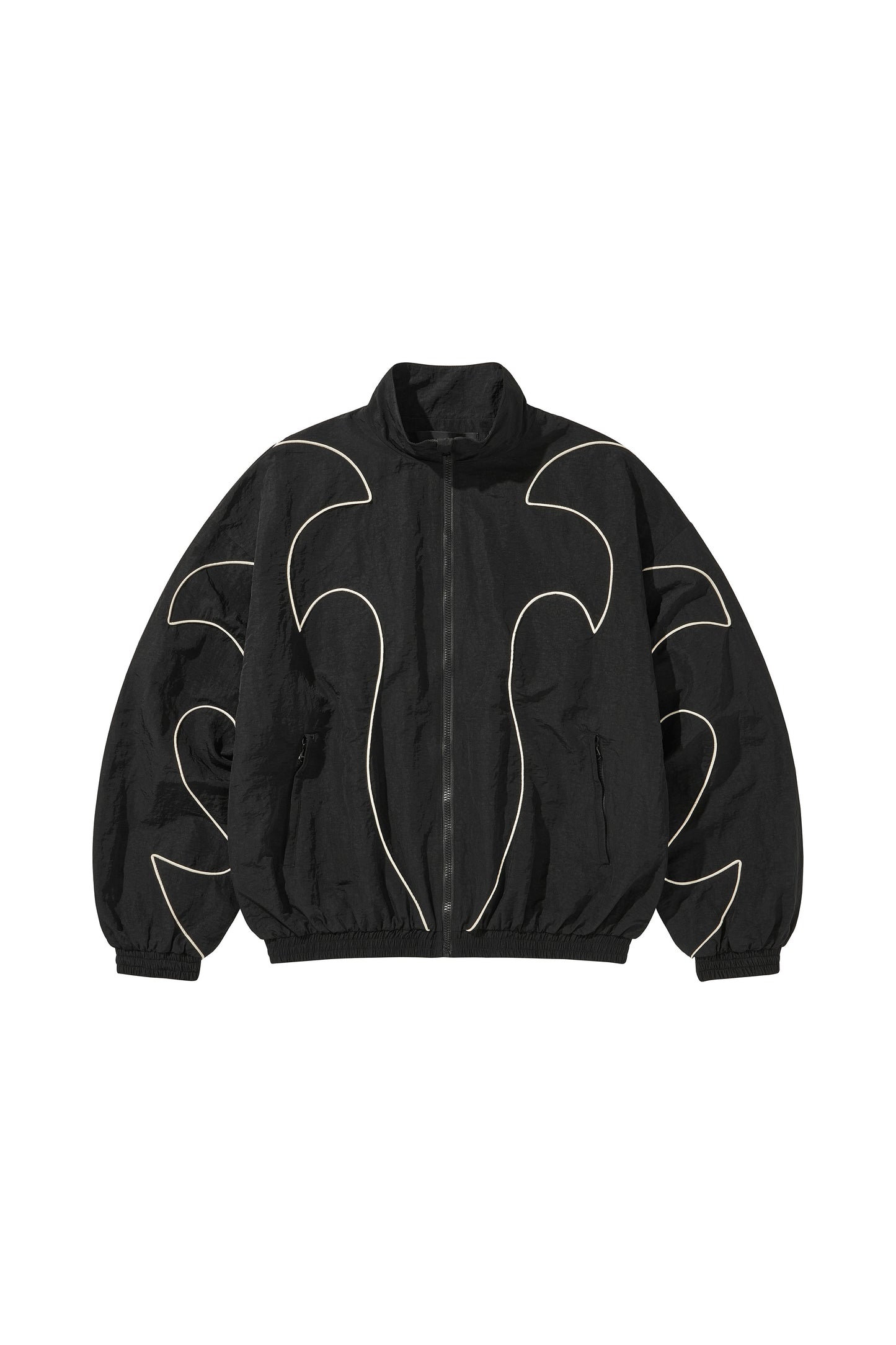 WESTERN FLAME TRACK JACKET / BLACK