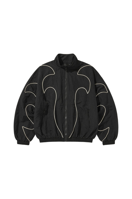 WESTERN FLAME TRACK JACKET / BLACK