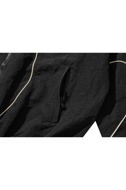WESTERN FLAME TRACK JACKET / BLACK