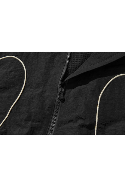 WESTERN FLAME TRACK JACKET / BLACK