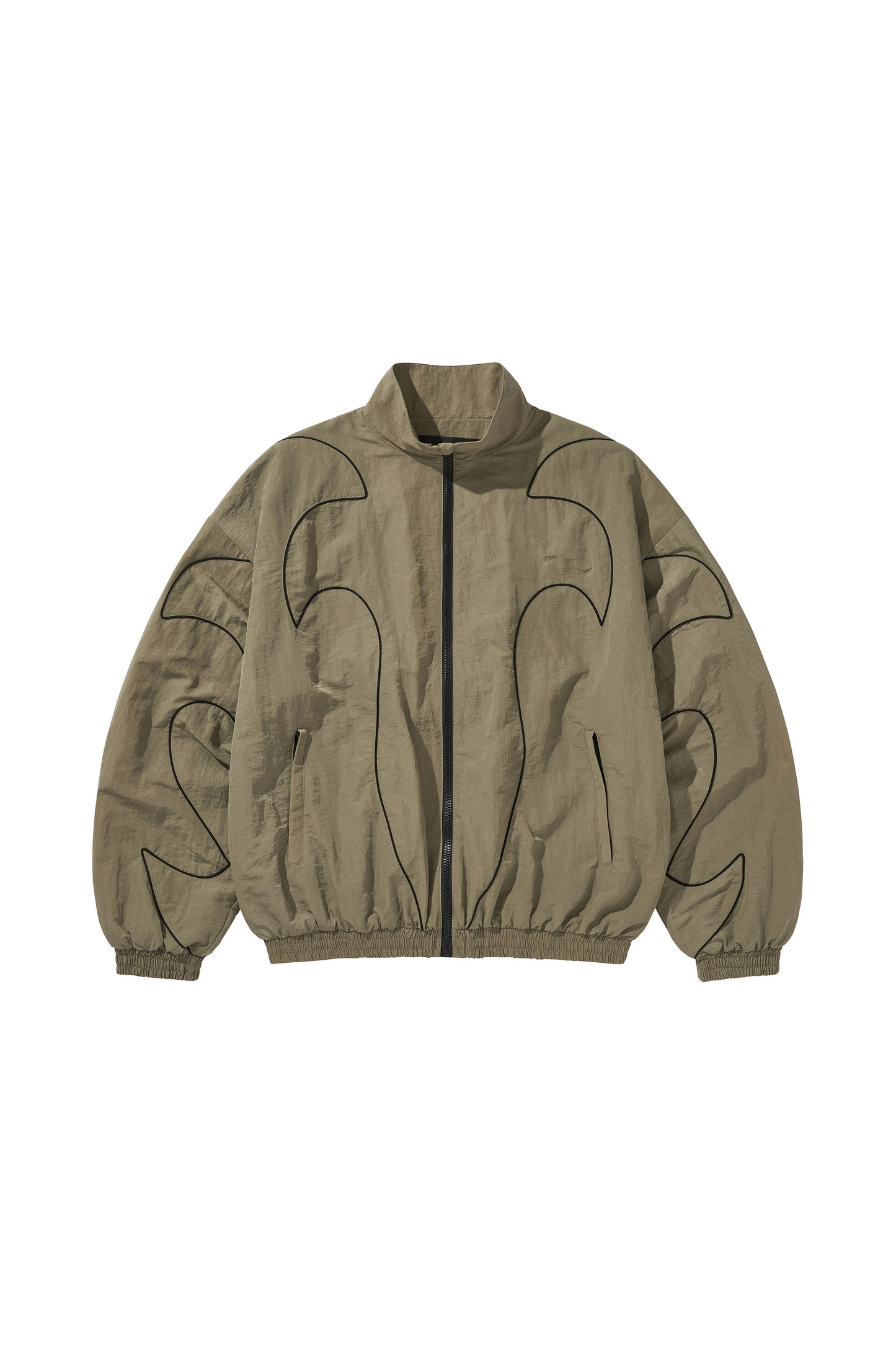 WESTERN FLAME TRACK JACKET / BEIGE