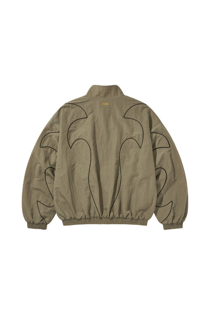 WESTERN FLAME TRACK JACKET / BEIGE