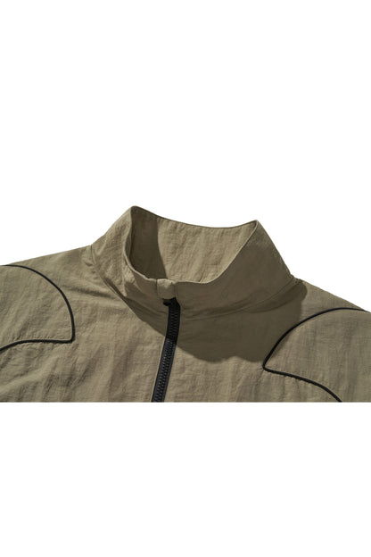 WESTERN FLAME TRACK JACKET / BEIGE