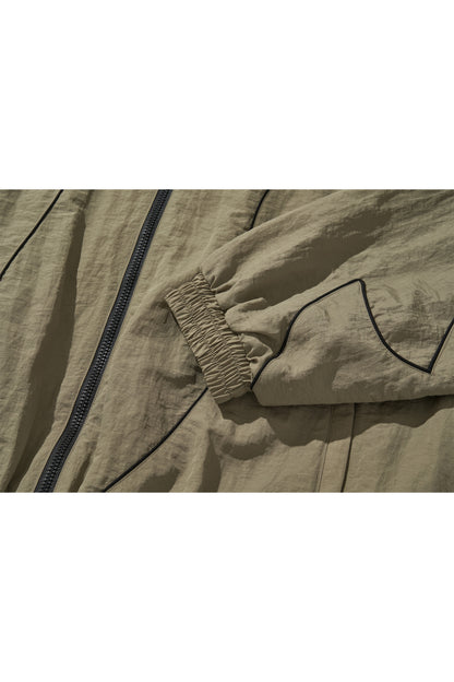 WESTERN FLAME TRACK JACKET / BEIGE