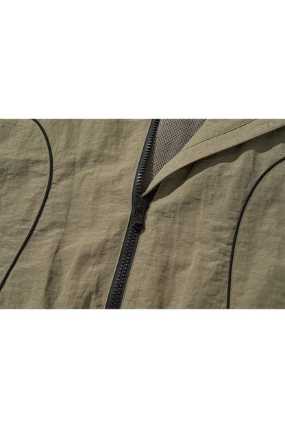 WESTERN FLAME TRACK JACKET / BEIGE