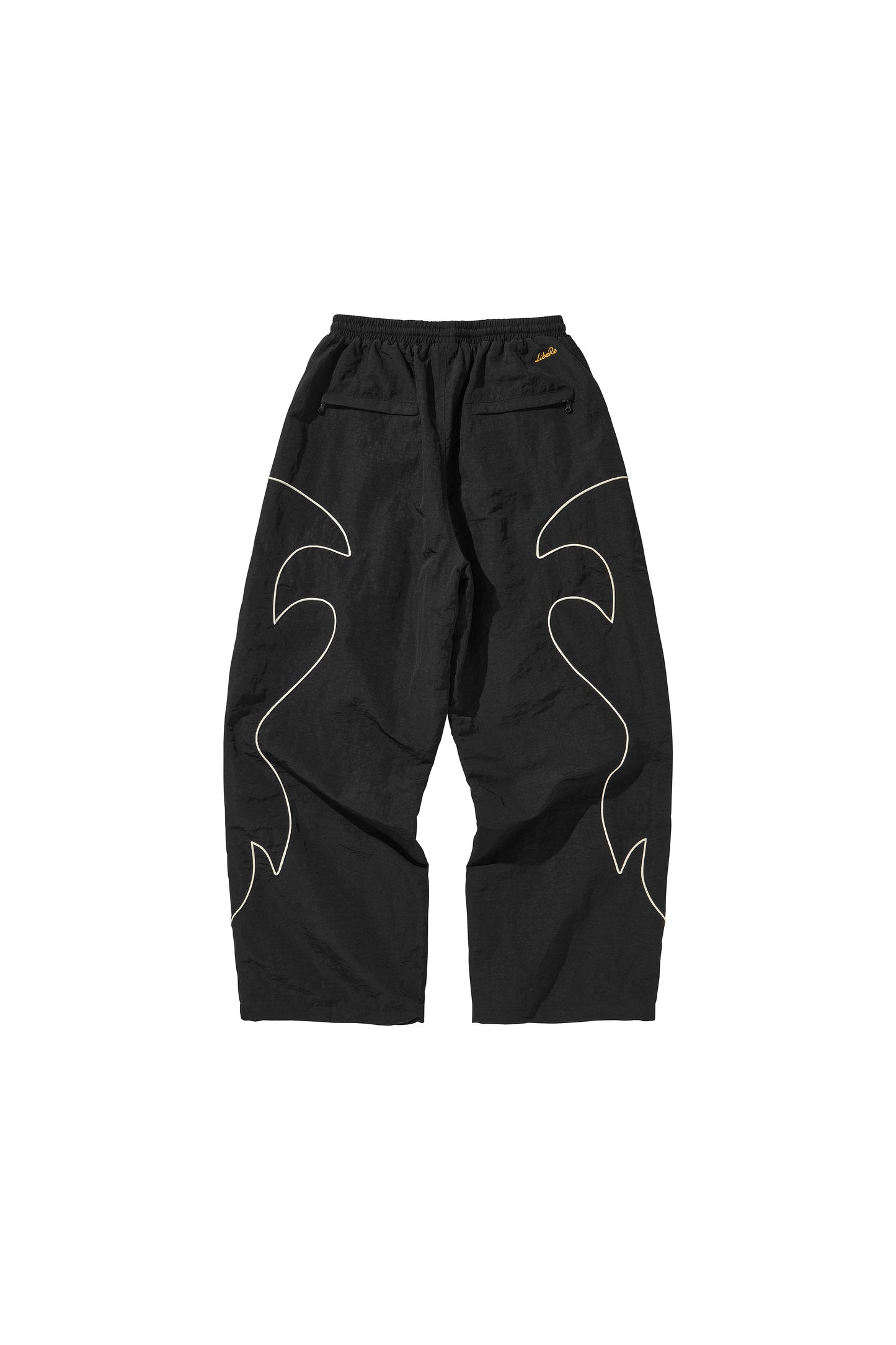 WESTERN FLAME TRACK PANTS / BLACK