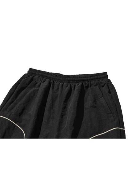 WESTERN FLAME TRACK PANTS / BLACK