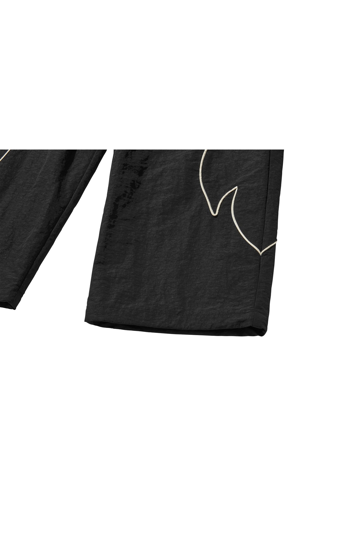 WESTERN FLAME TRACK PANTS / BLACK