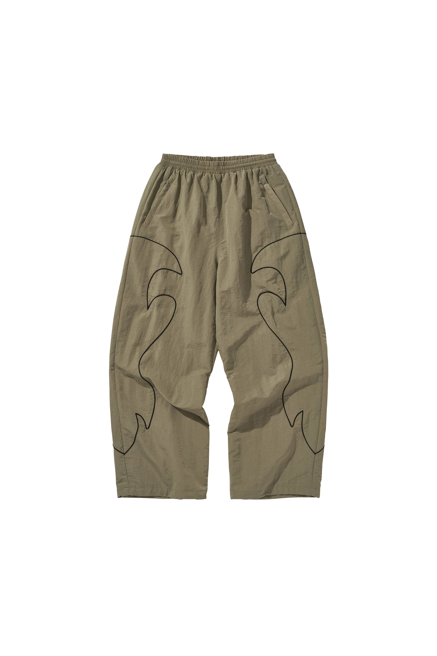 WESTERN FLAME TRACK PANTS / BEIGE