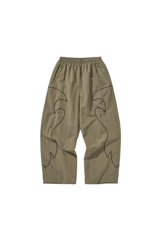 WESTERN FLAME TRACK PANTS / BEIGE