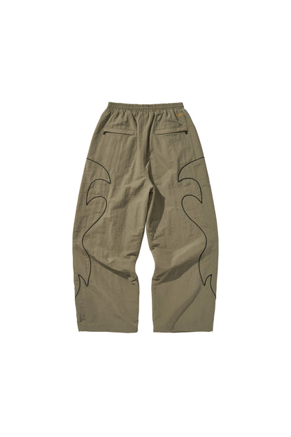 WESTERN FLAME TRACK PANTS / BEIGE