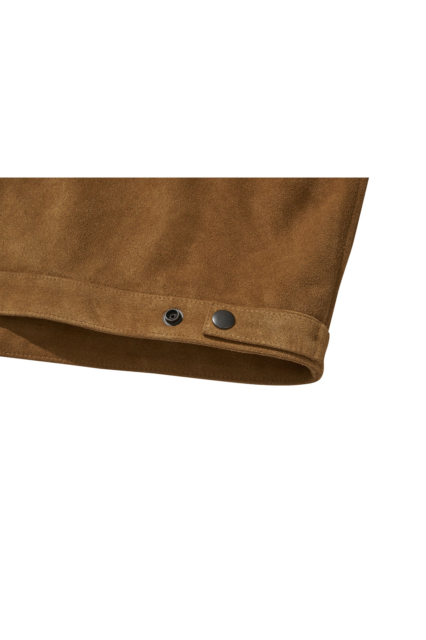 WESTERN LEATHER WORK JACKET / BROWN