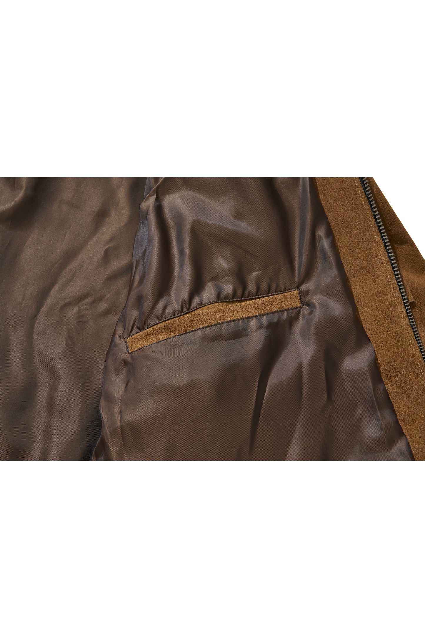 WESTERN LEATHER WORK JACKET / BROWN