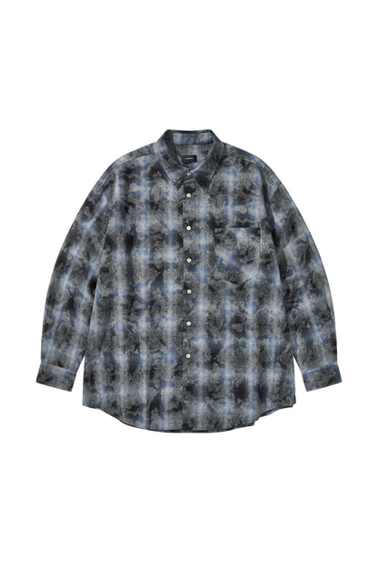 WESTERN OMBRE SHIRTS / NAVY