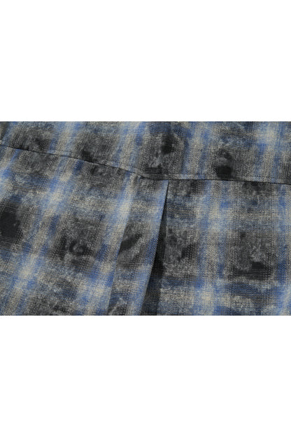 WESTERN OMBRE SHIRTS / NAVY
