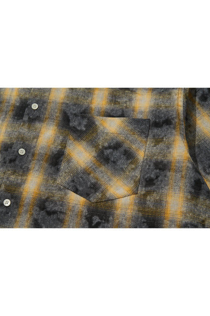 WESTERN OMBRE SHIRTS / YELLOW