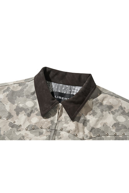 WESTERN WORK JACKET / (W)MILITARY CAMO