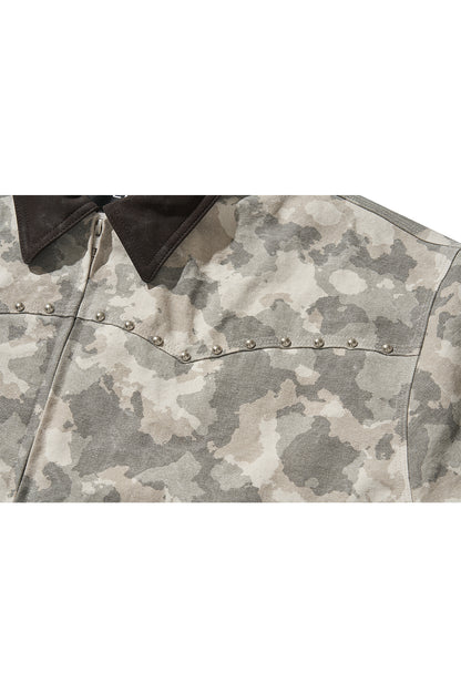 WESTERN WORK JACKET / (W)MILITARY CAMO