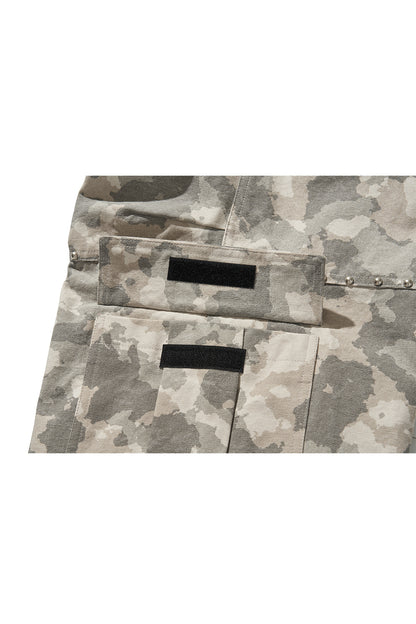 WIDE CARGO PANTS / (W)MILITARY CAMO
