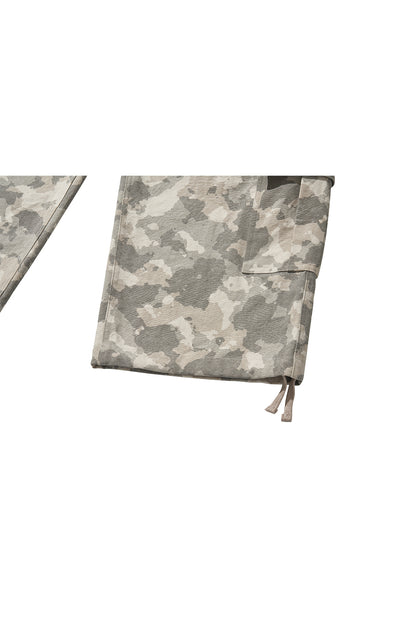 WIDE CARGO PANTS / (W)MILITARY CAMO
