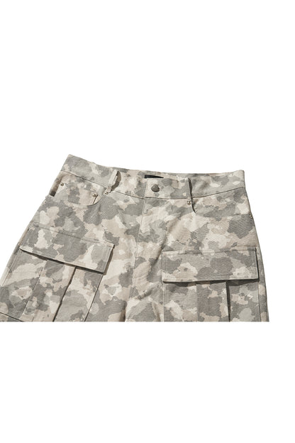 WIDE CARGO PANTS / (W)MILITARY CAMO