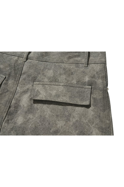 WIDE CARGO PANTS / MILITARY CAMO