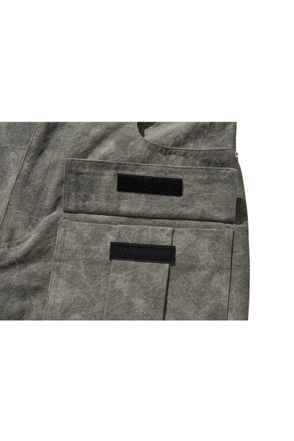 WIDE CARGO PANTS / MILITARY CAMO