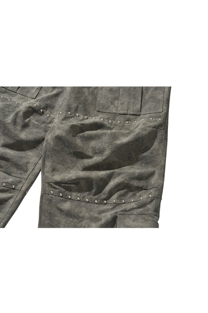 WIDE CARGO PANTS / MILITARY CAMO