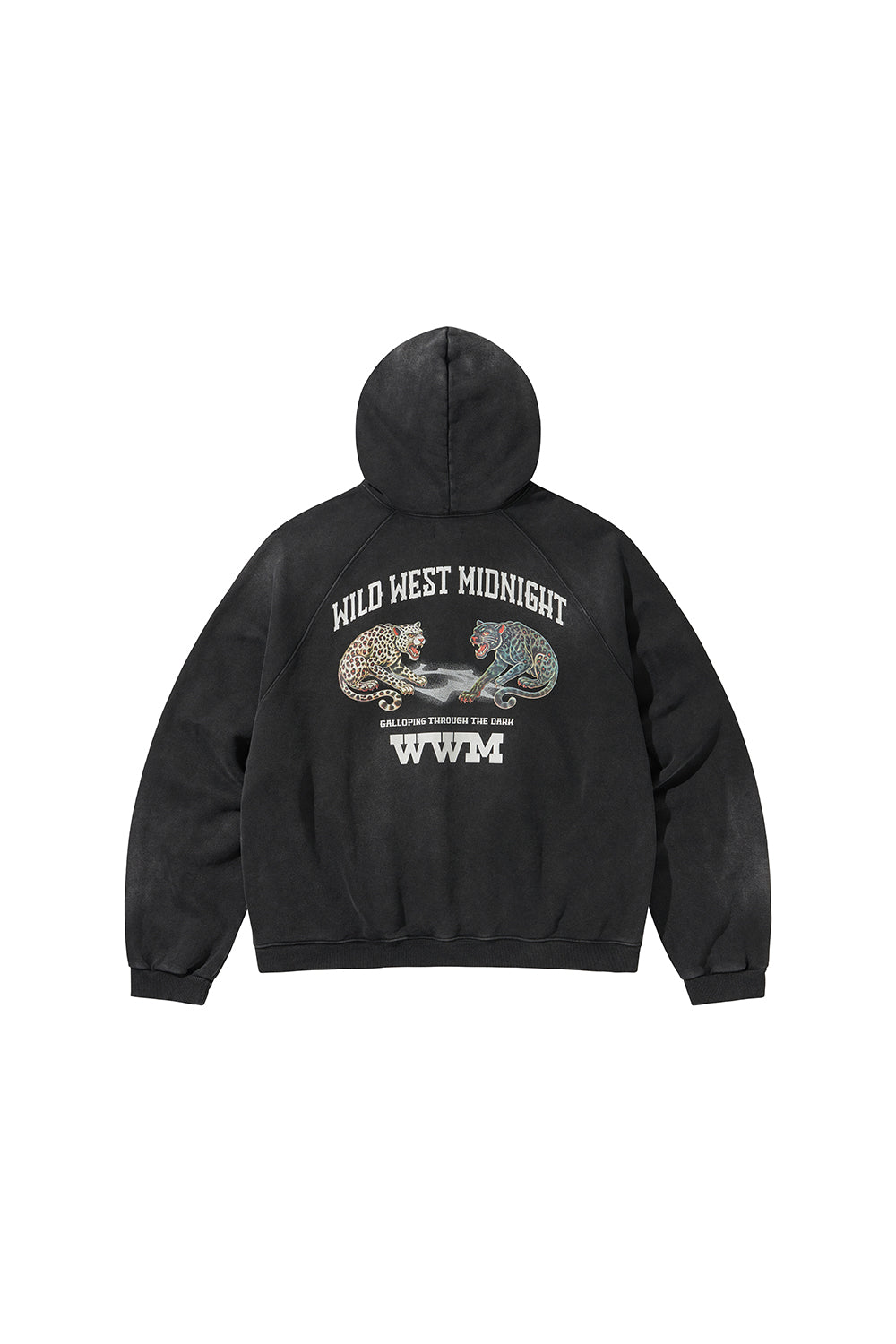 WWM ZIP-UP HOODY / BLACK